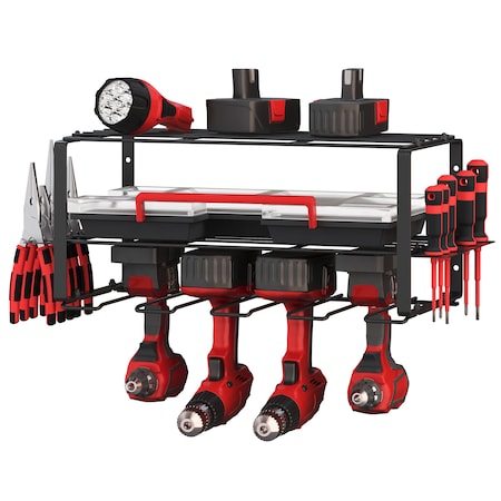Stalwart 3-Tier Power Tool Organizer Shelving 75-TS2005